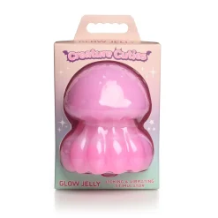 Creature Cocks - Glow Jelly Likkend & Vibrerende Clitoris Stimulator - Roze