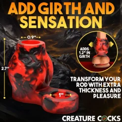 Creature Cocks - Hell Hound Ballstretcher - Rood