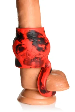 Creature Cocks - Hell Hound Ballstretcher - Rood