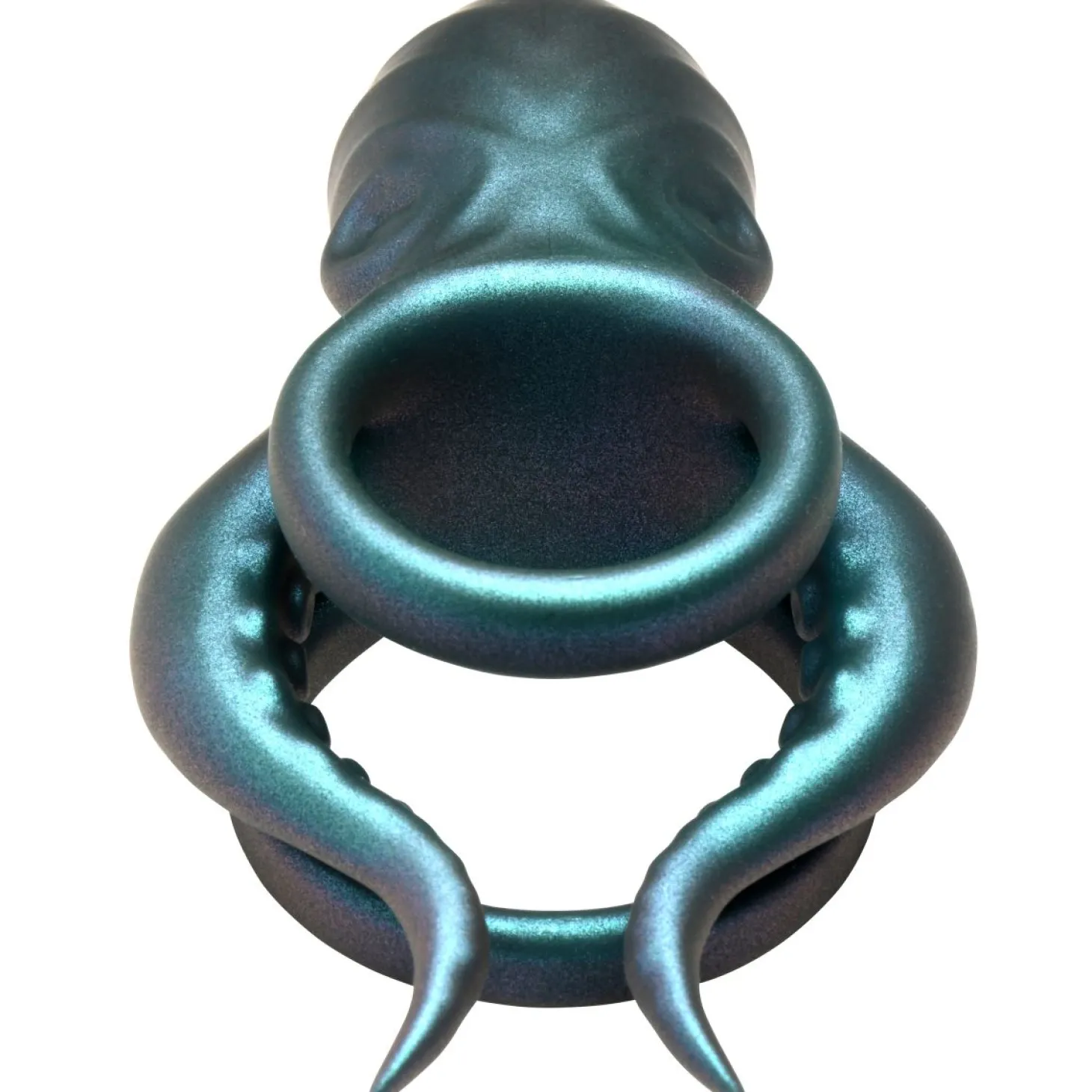 Creature Cocks - Octo Grip Vibrerende Penisring - Blauw