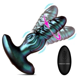 Creature Cocks - Octo-Squirm Vibrerende Anaalplug - 12,4 cm