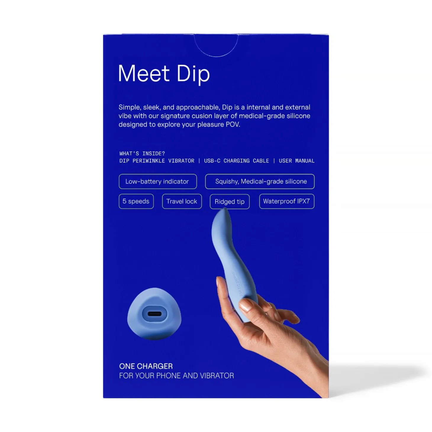 Dame - Dip 2 Versatile Vibrator - Paars