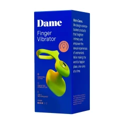 Dame - Fin 2.0 Vinger Vibrator - Citrus