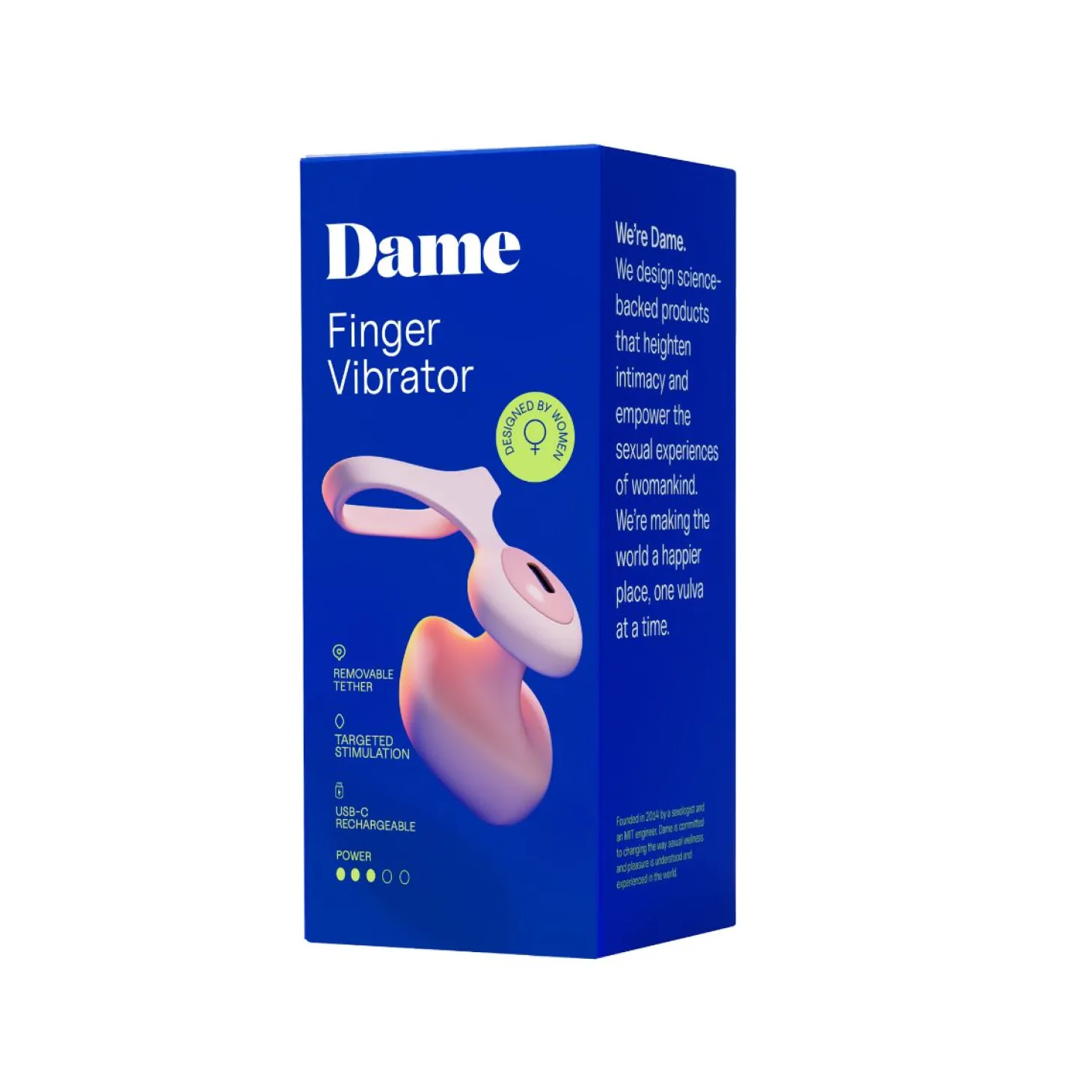 Dame - Fin 2.0 Vinger Vibrator - Quartz