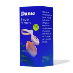 Dame - Fin 2.0 Vinger Vibrator - Quartz