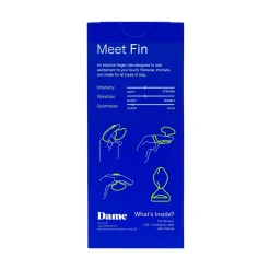 Dame - Fin 2.0 Vinger Vibrator - Quartz