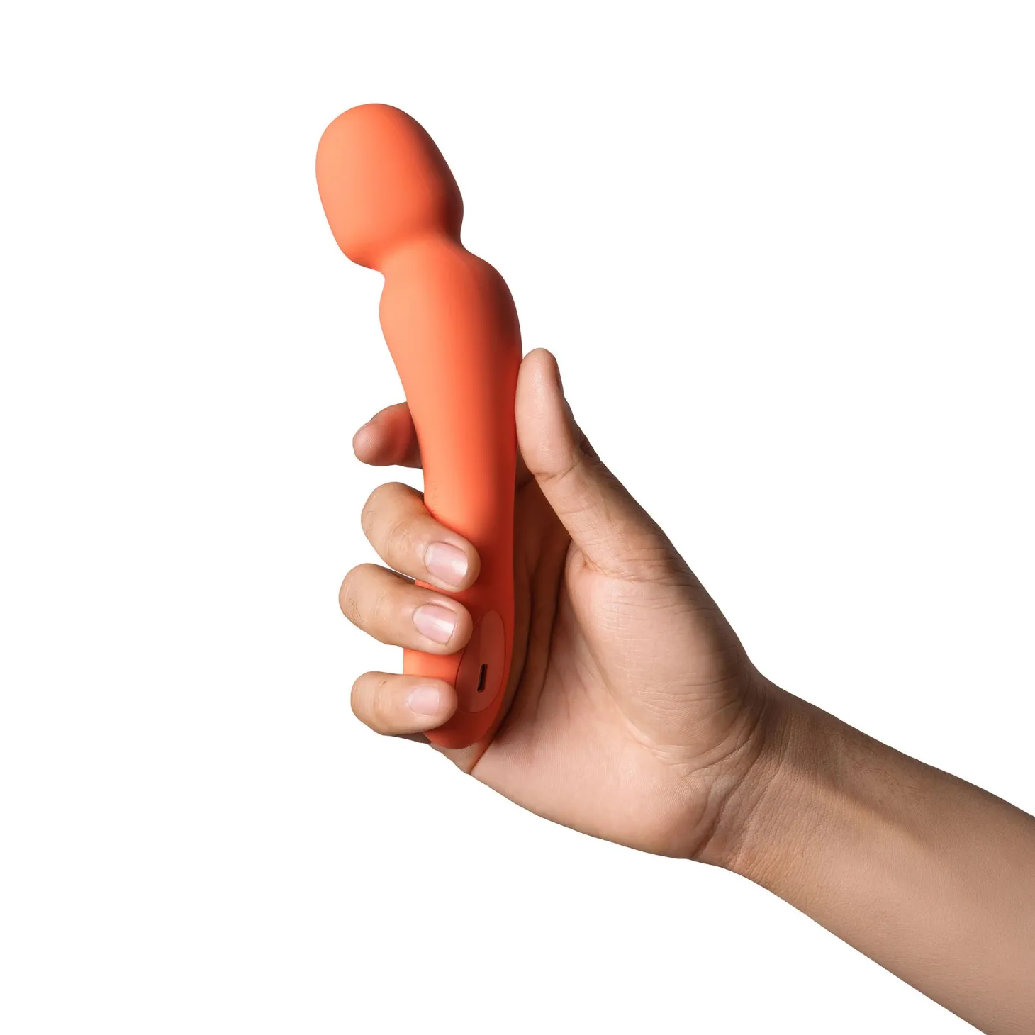 Dame – Min Mini Wand Vibrator – Papaya