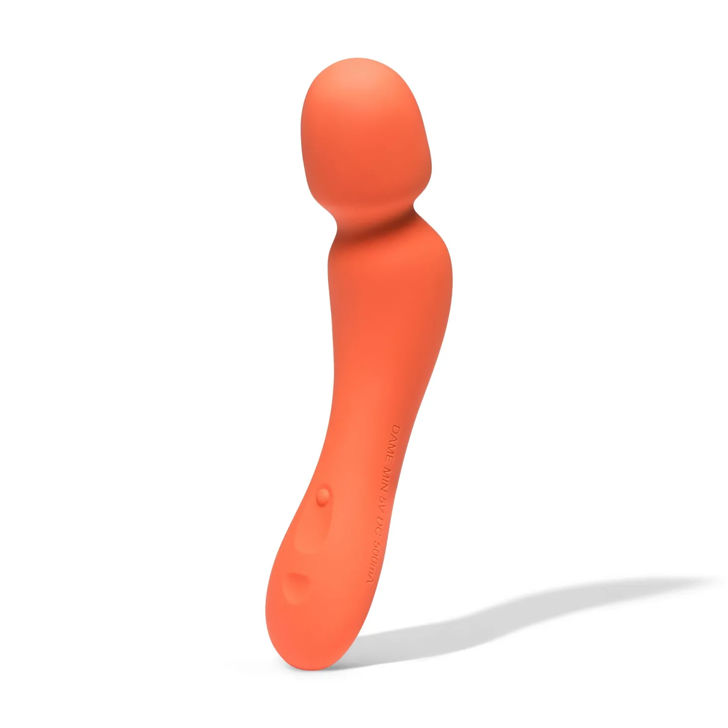 Dame – Min Mini Wand Vibrator – Papaya