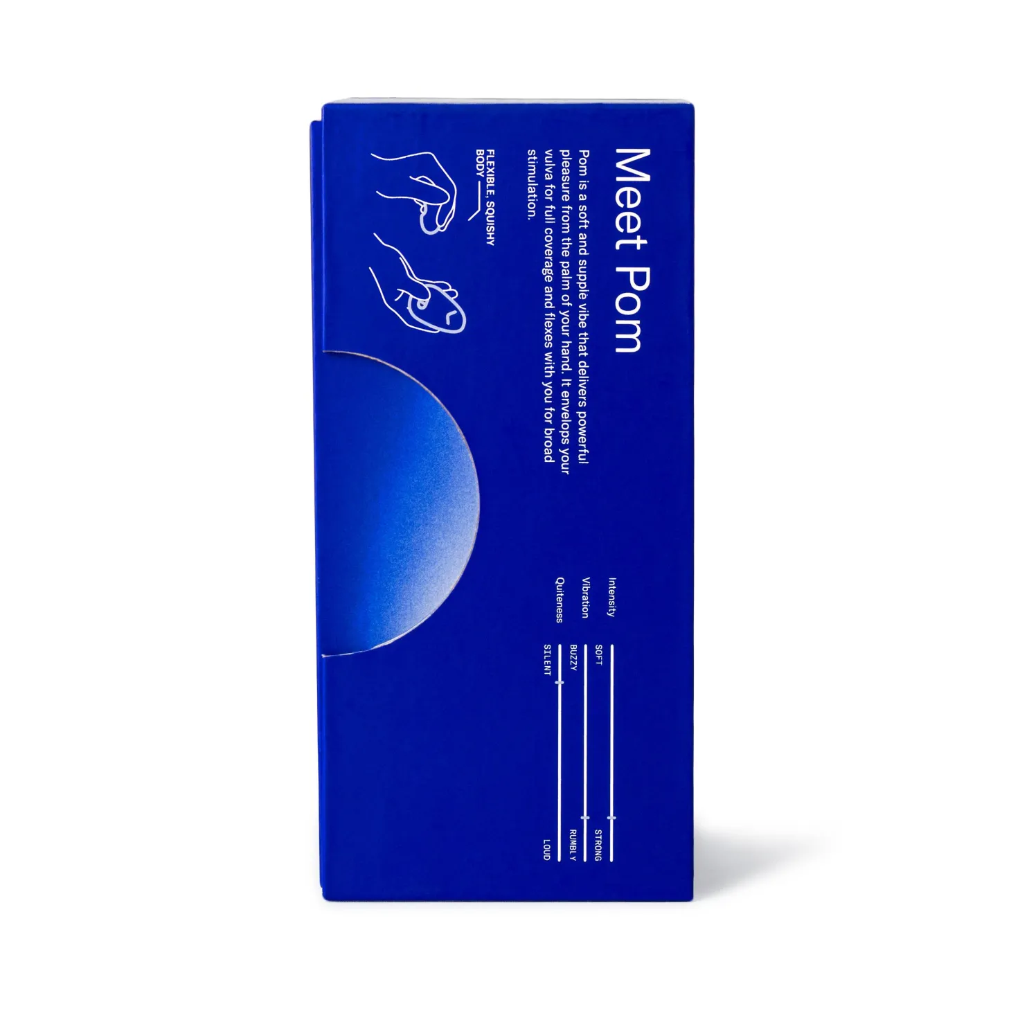 Dame - Pom Flexibele Vibrator - Ice