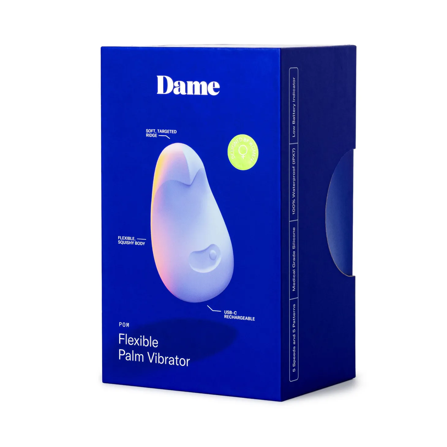 Dame - Pom Flexibele Vibrator - Ice