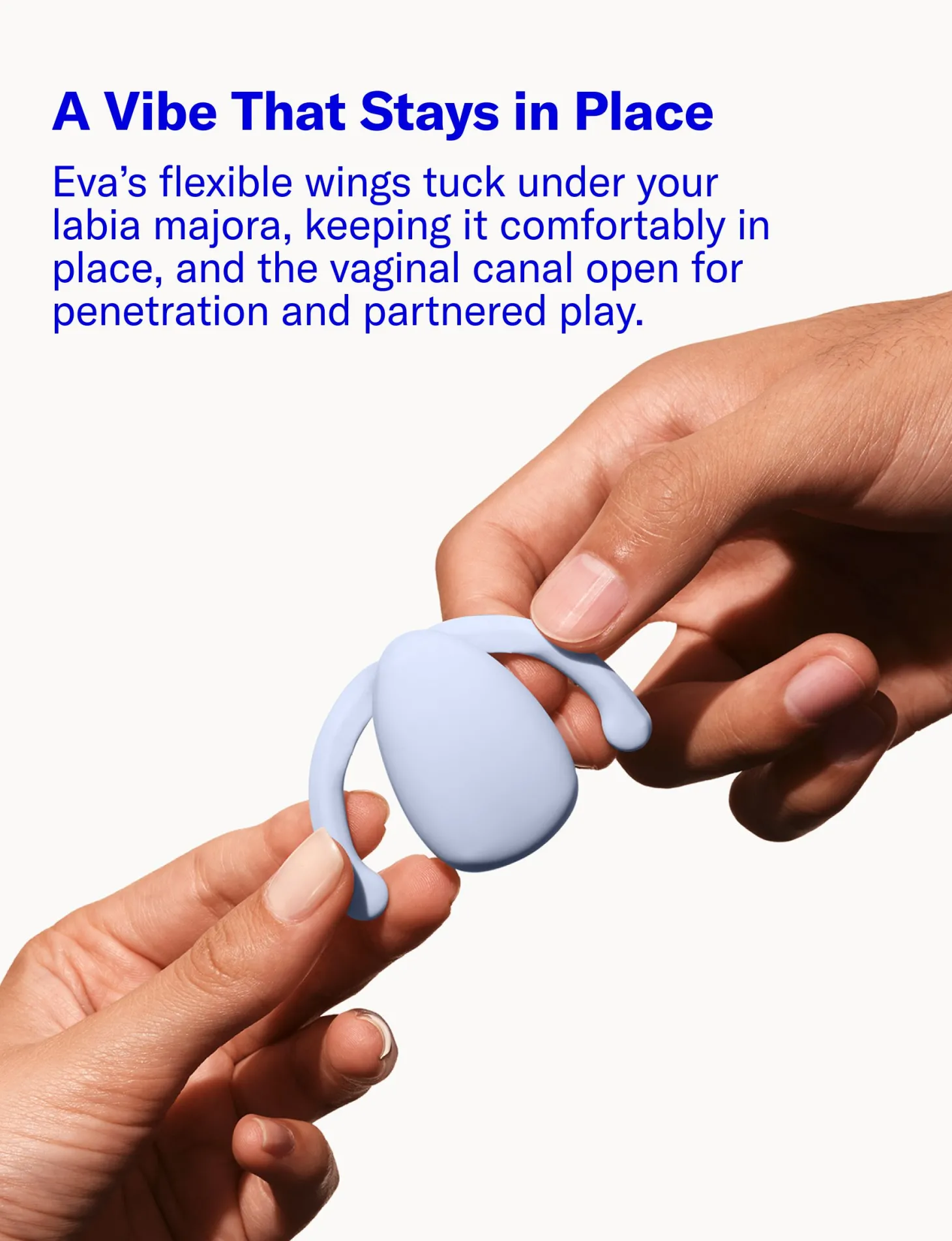 Dame Products - Eva II Handsfree Vibrator - Ice