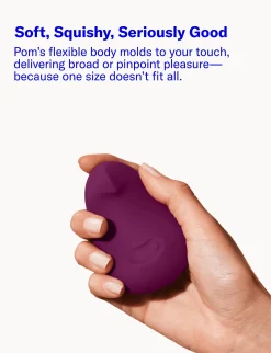 Dame Products - Pom Flexibele Vibrator - Donker Rood