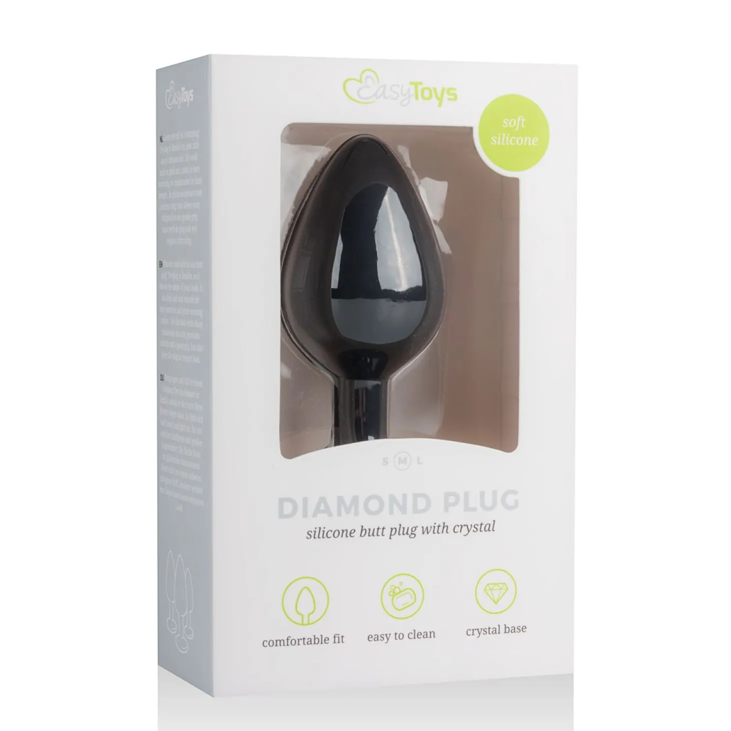 Diamond Plug Medium - Zwart