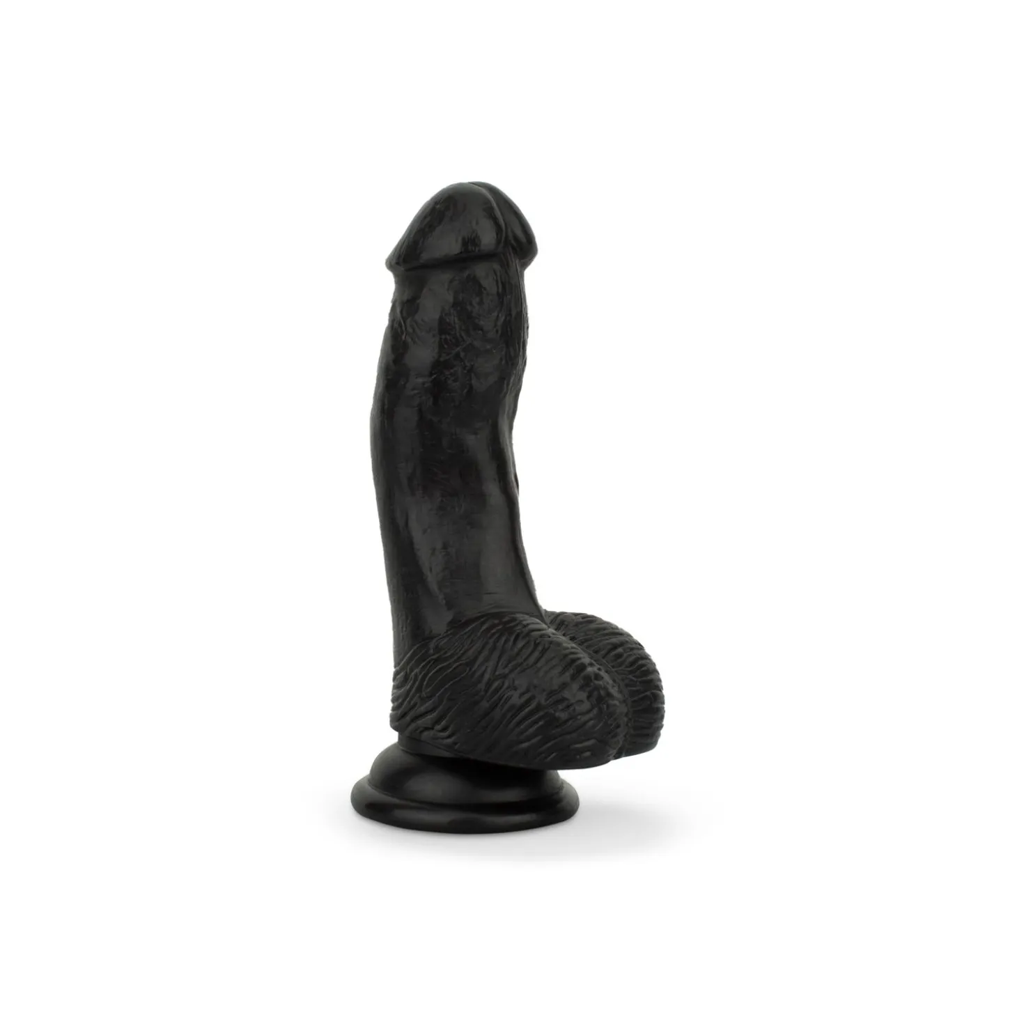 Dildo met ballen 12 cm - Zwart