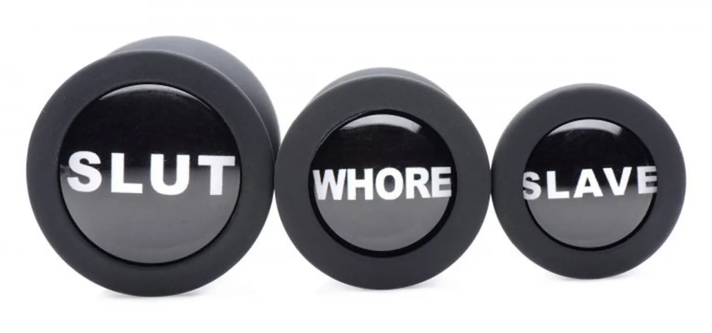 Dirty Words Buttplug Set