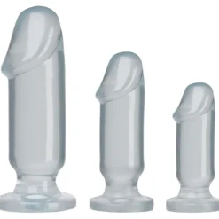 Doc Johnson - Crystal Jellies Anal Starter Kit - Transparant