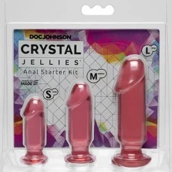 Doc Johnson - Crystal Jellies Anal Starter Kit - Roze