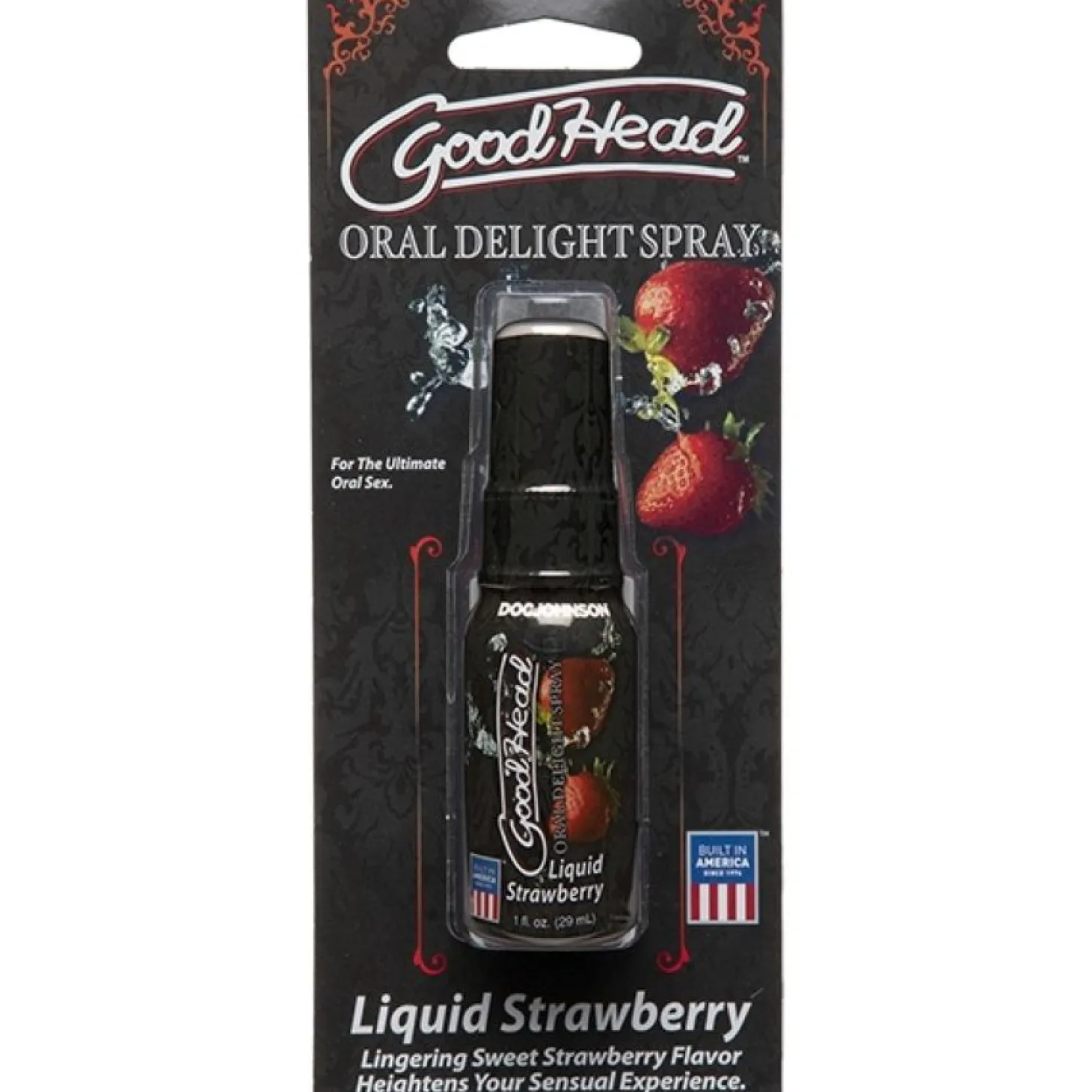 Doc Johnson - GoodHead Oral Delight Spray - Aardbei - 29 ml