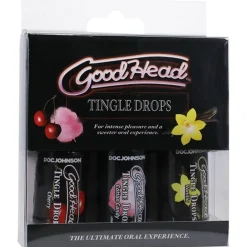 Doc Johnson - GoodHead Tingle Drops 3 smaken - 29 ml