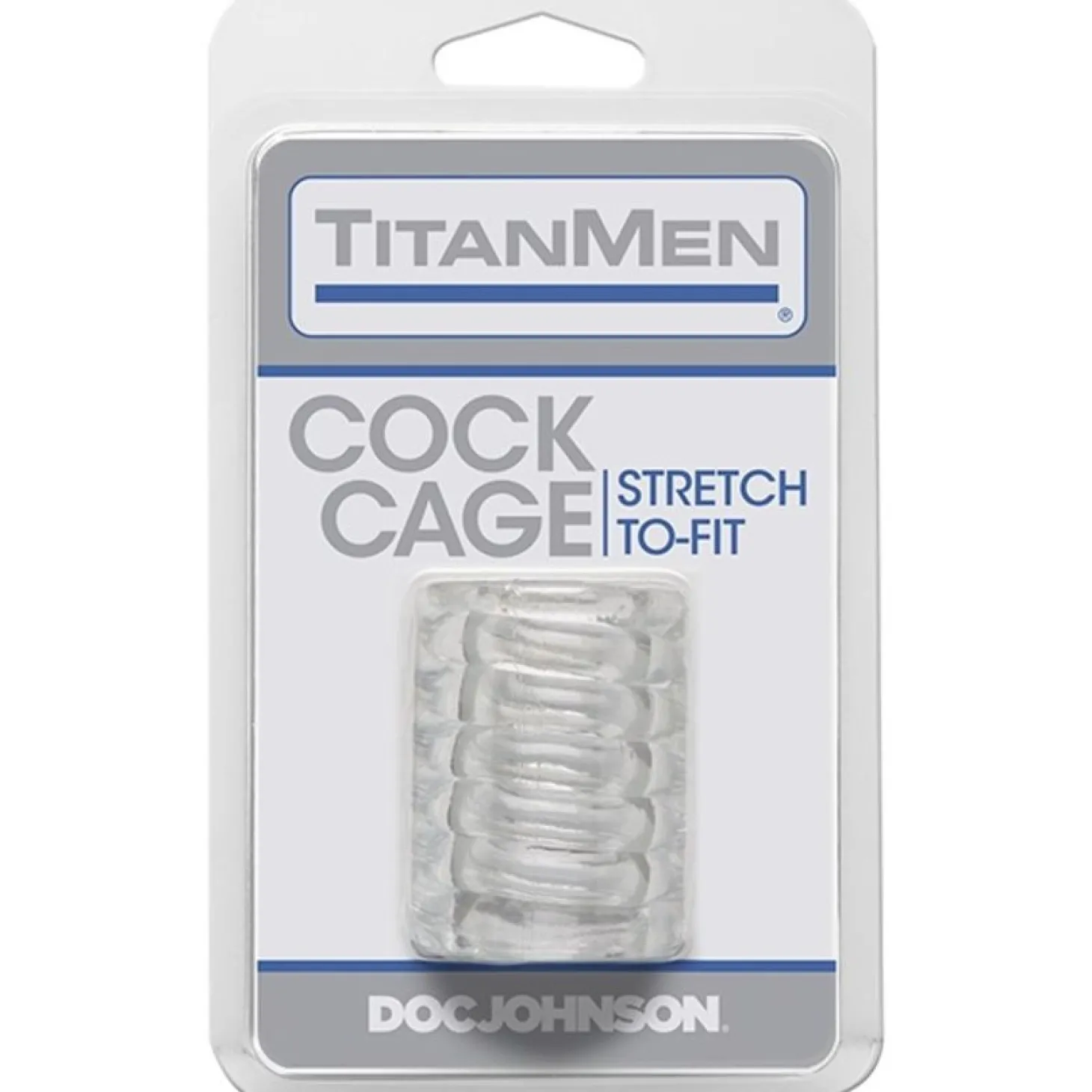 Doc Johnson - TitanMen Cock Cage - Transparant