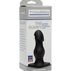 Doc Johnson - TitanMen The Rumpy Buttplug - Zwart