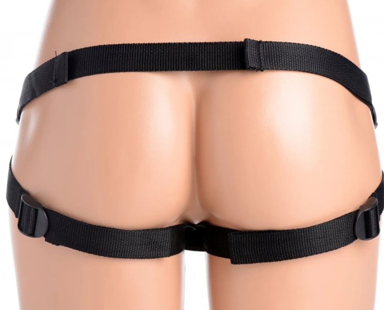 Double-G Deluxe Vibrerende Strap-On Set