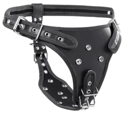 Double Penetration Strap On Harnas - Zwart