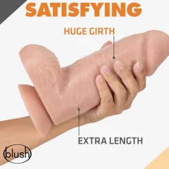 Dr. Skin - Dr. Chubbs Dildo Met Zuignap 25 cm - Vanilla