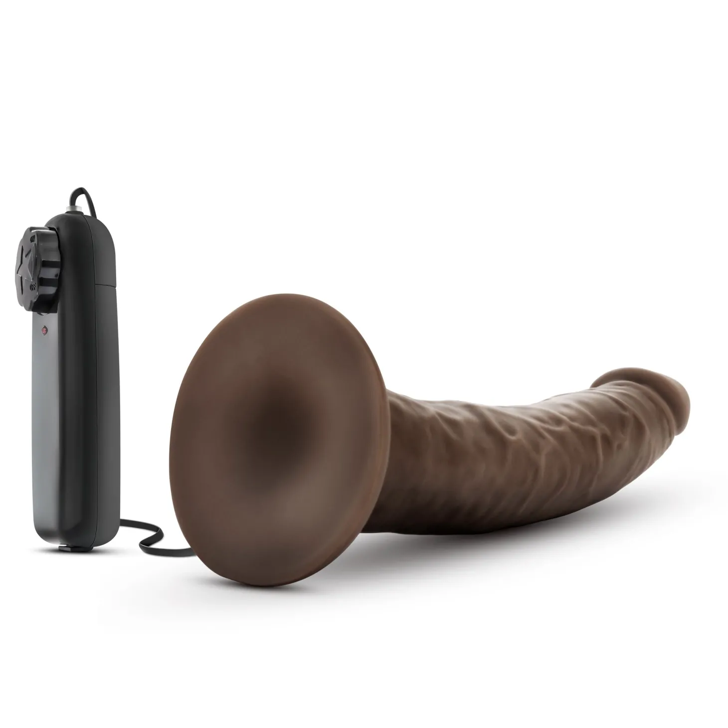 Dr. Skin - Dr. Dave Vibrator Met Zuignap - Chocolate