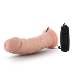 Dr. Skin - Dr. Joe Vibrator Met Zuignap 20 cm - Vanilla