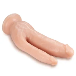 Dr. Skin - Dubbele Dildo 21 cm - Vanilla