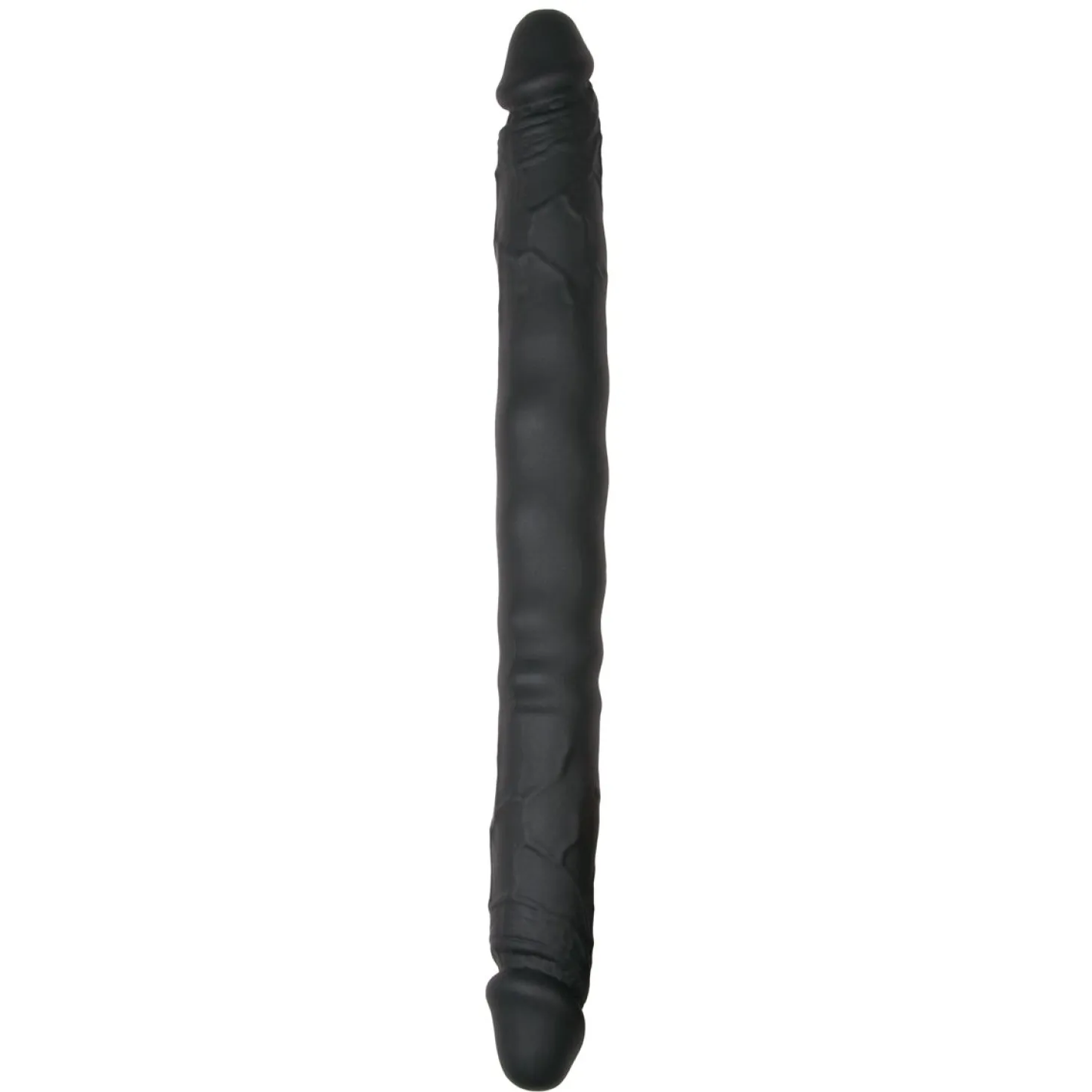 Dubbele Dildo Zwart - 40 cm