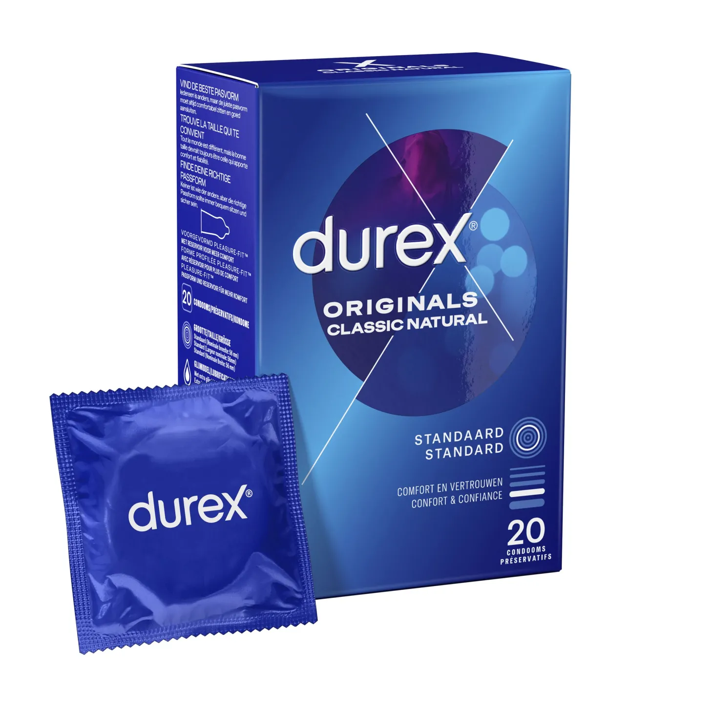 Durex Classic Natural Condooms - 20 stuks