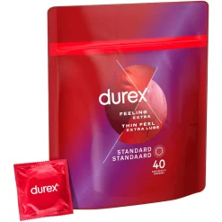 Durex - Condoms Thin Feel Extra Lube - 40 stuks