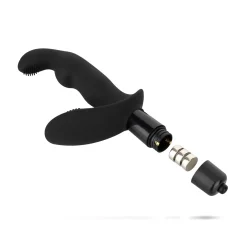 Dynamic Duke Geribbelde Prostaat Vibrator - Zwart