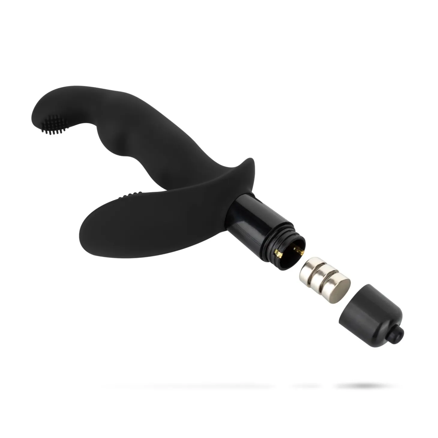 Dynamic Duke Geribbelde Prostaat Vibrator - Zwart