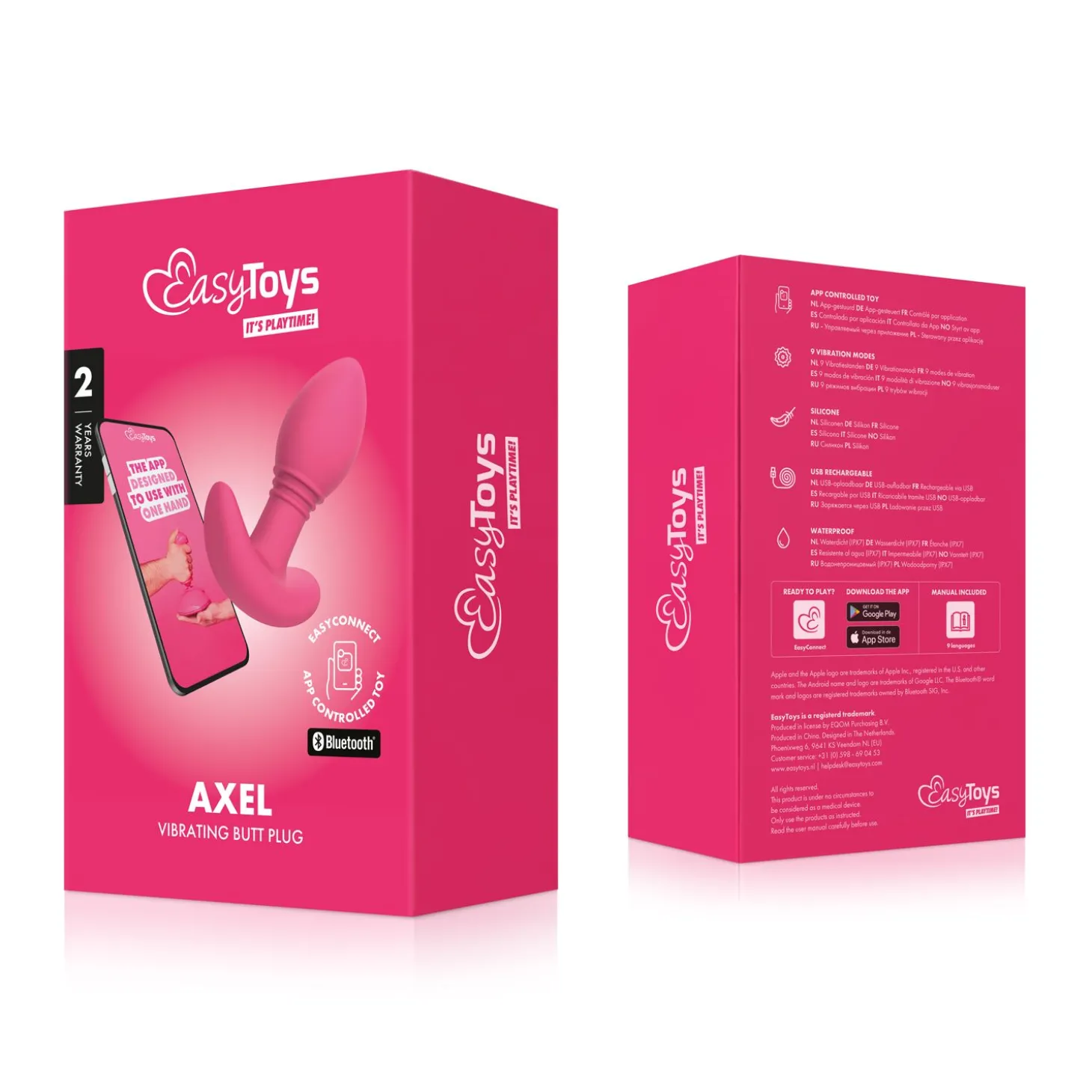 EasyConnect - Vibrerende Buttplug Axel app gestuurd