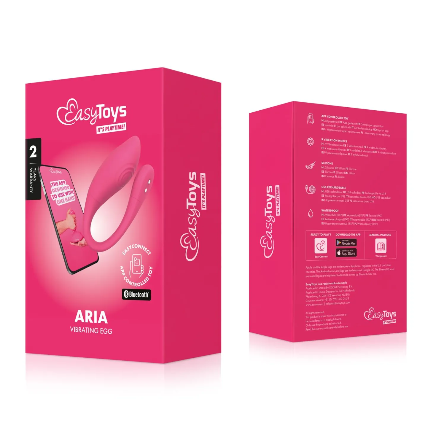 EasyConnect - Vibrerend Eitje Aria app gestuurd