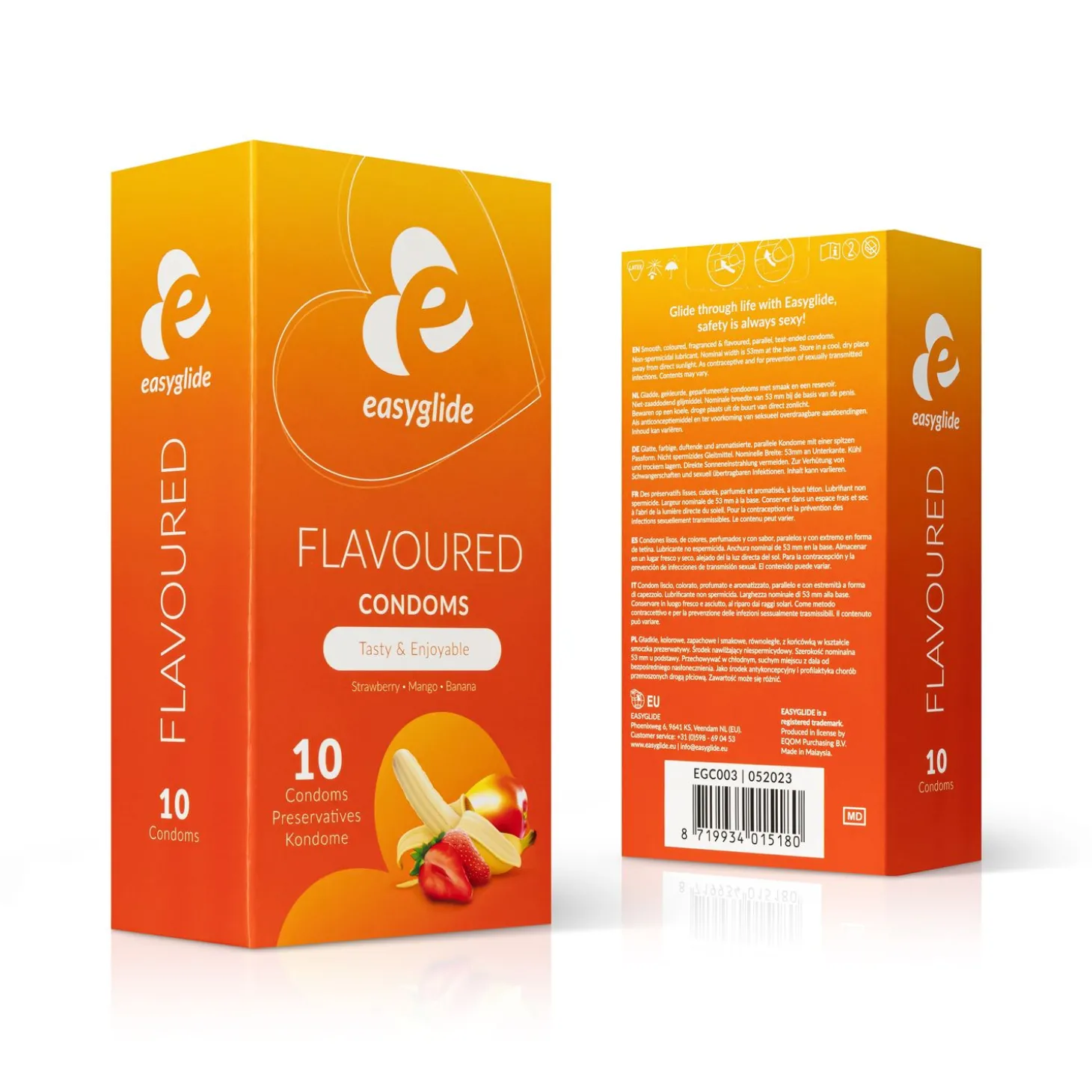 EasyGlide - Condooms Met Smaakjes - 10 stuks