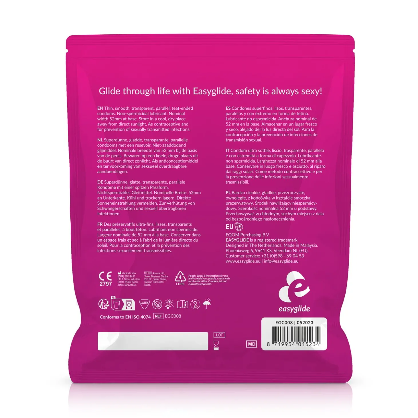 EasyGlide - Extra Thin Condooms - 40 stuks