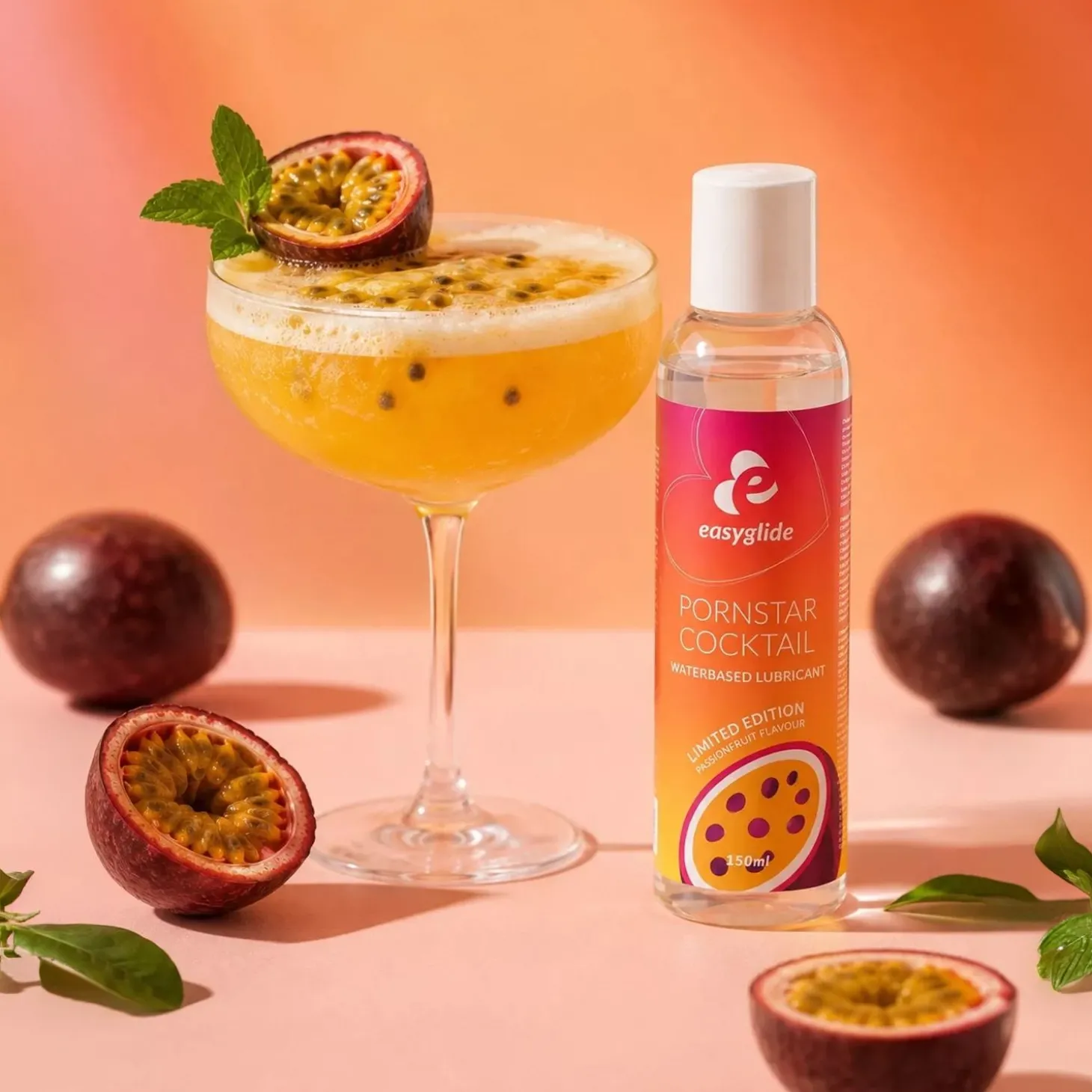 EasyGlide - PassionFruit Pornstar Martini Glijmiddel Waterbasis - 150 ml