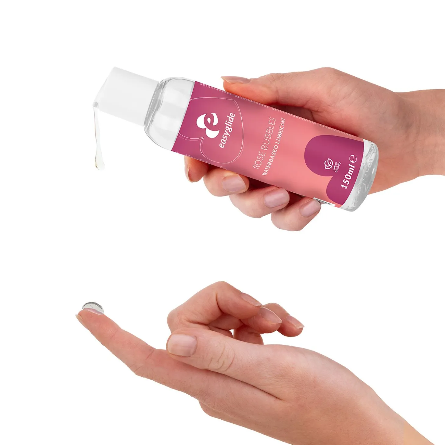 EasyGlide - Rosé Bubbels Glijmiddel op Waterbasis - 150 ml