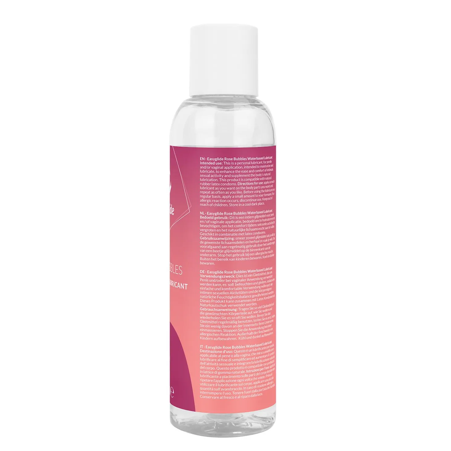 EasyGlide - Rosé Bubbels Glijmiddel op Waterbasis - 150 ml