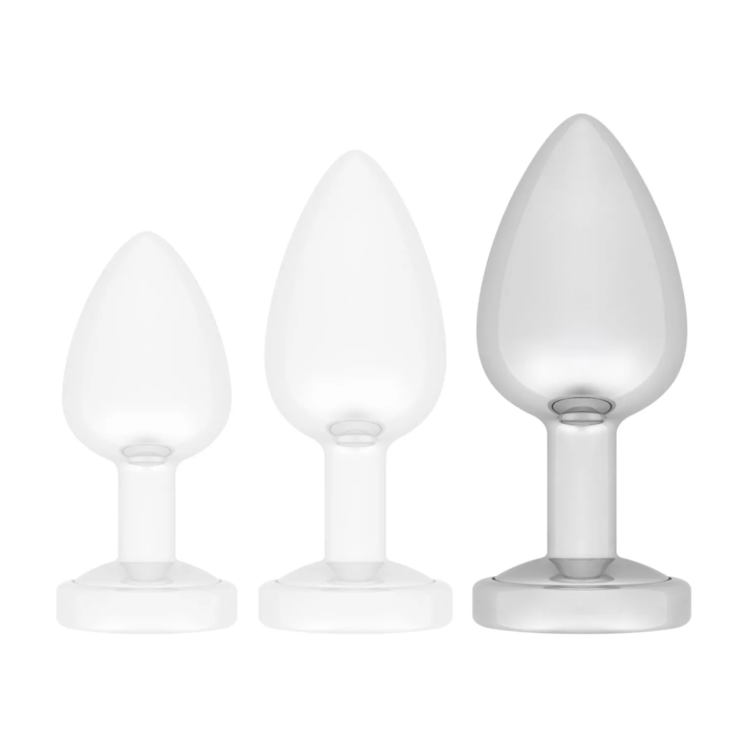 Easytoys Anal Collection - Buttplug LED Large - Zilver