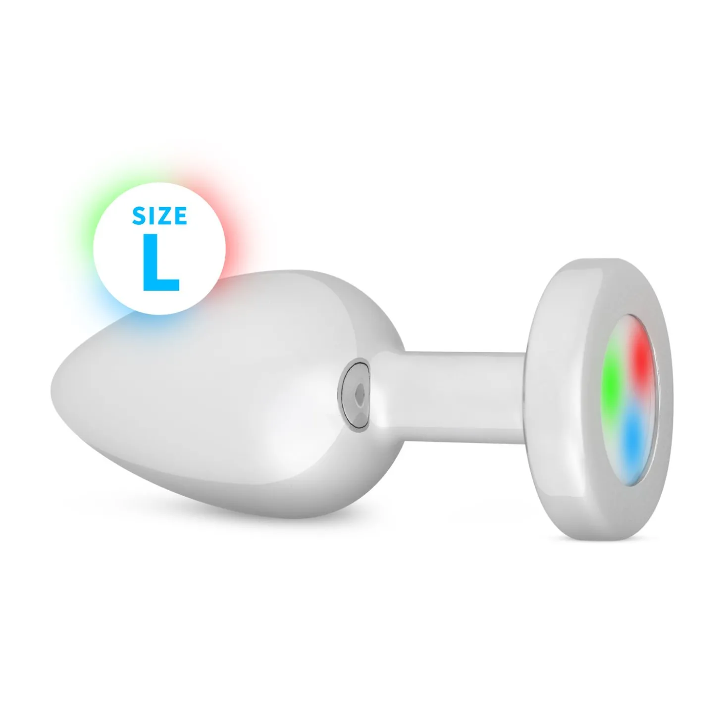 Easytoys Anal Collection - Buttplug LED Large - Zilver