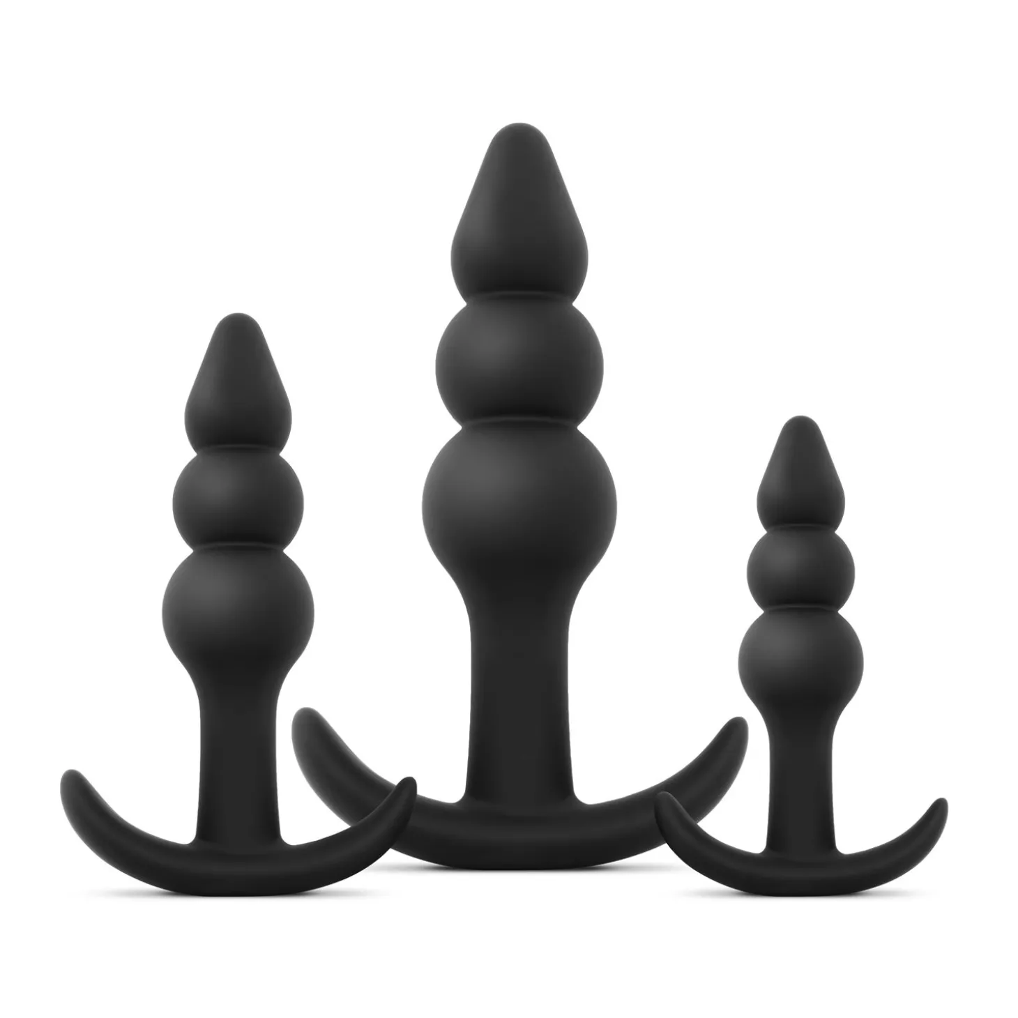 Easytoys - Butt Plug Trio - Zwart