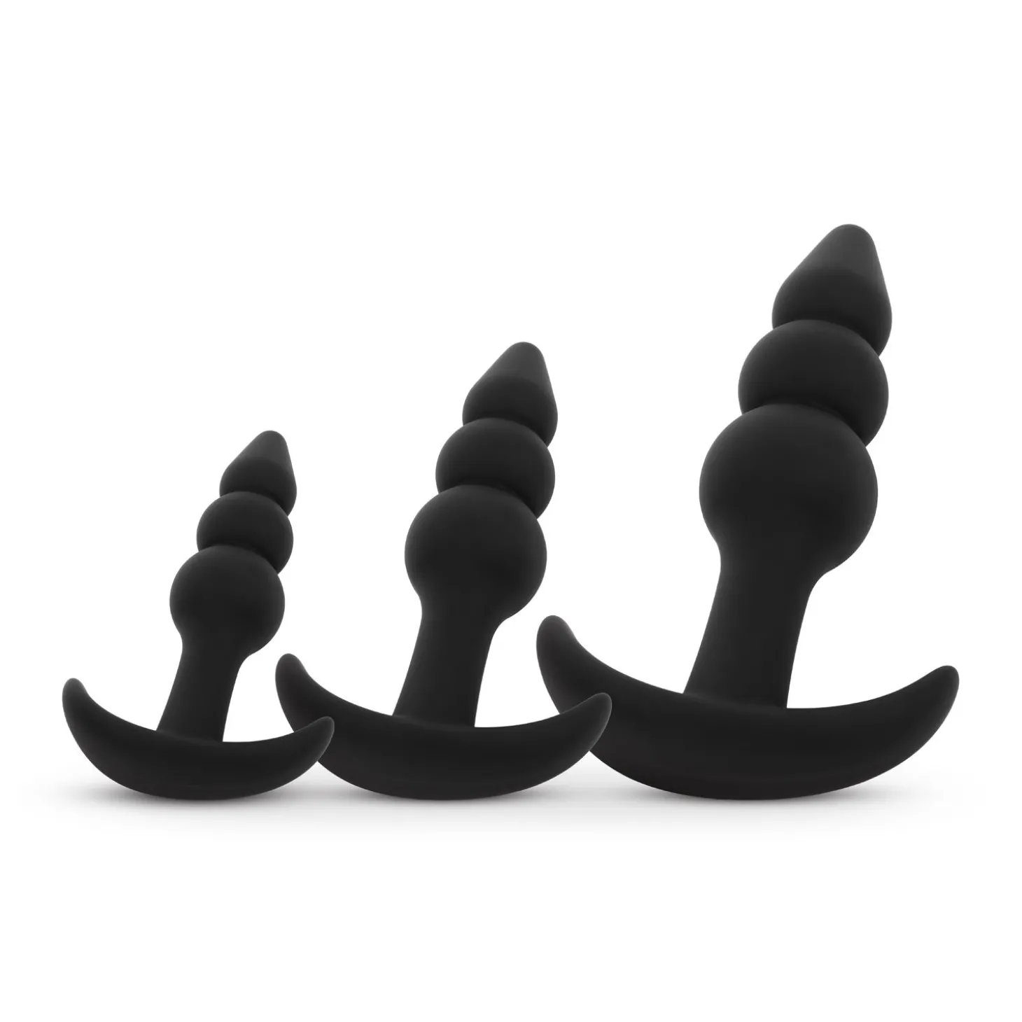 Easytoys - Butt Plug Trio - Zwart