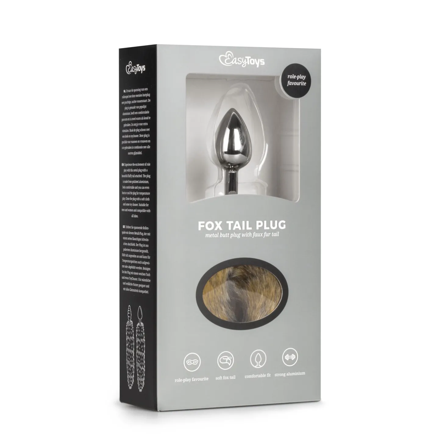 Easytoys Fetish - Buttplug – Bruine Vossenstaart