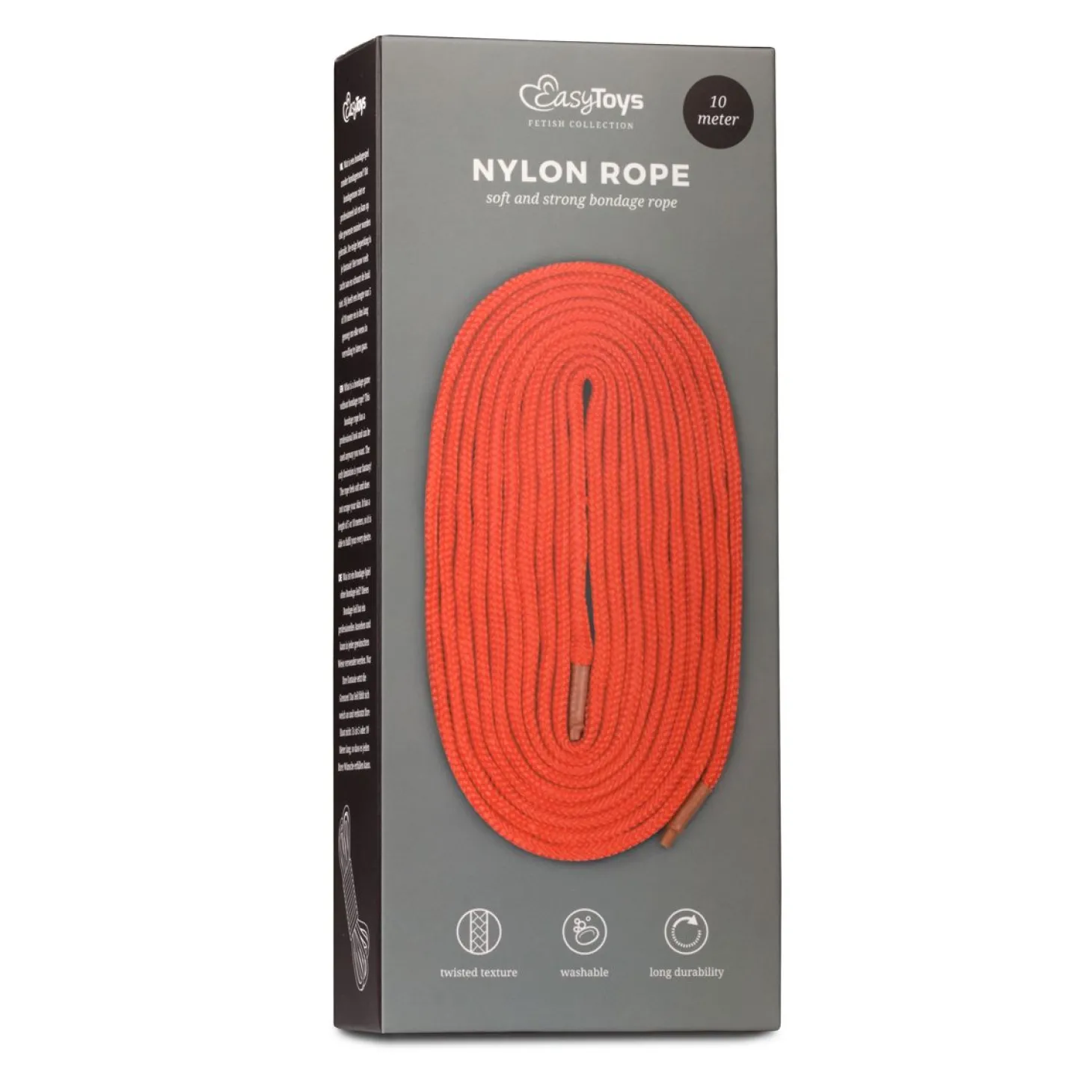 Easytoys Fetish - Rood Bondagetouw - 10 Meter