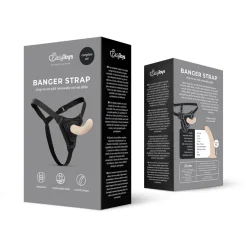 Easytoys Fetish - Strap-On-Dildo met Harnas - Gebogen